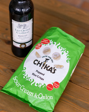 
                  
                    Load image into Gallery viewer, Sour Cream &amp;amp; Chive Rice Crisps
                  
                