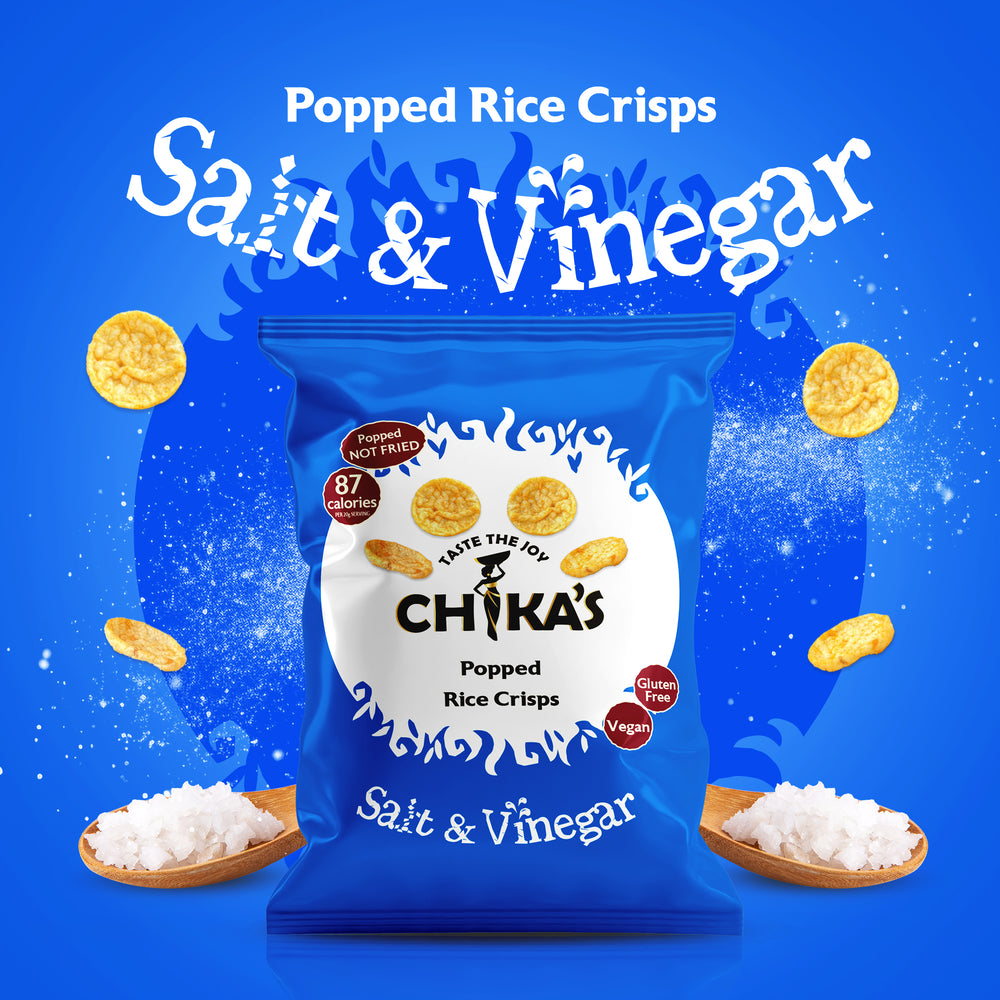 New Salt & Vinegar Rice Crisps