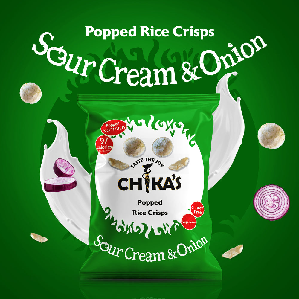 Sour Cream & Chive Rice Crisps