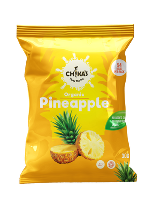 
                  
                    Load image into Gallery viewer, CHIKA&amp;#39;S Organic Dried Pineapple - Naturally sweet and chewy organic dried pineapple slices.
                  
                