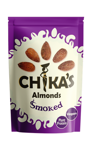 
                  
                    Load image into Gallery viewer, CHIKA&amp;#39;S Smoked Almonds - Crunchy almonds with a rich, smoky flavour.
                  
                