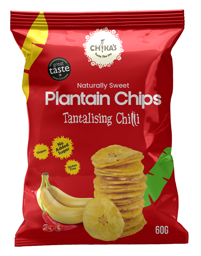 Tantalising Chilli Plantain Chips 30 x 60g
