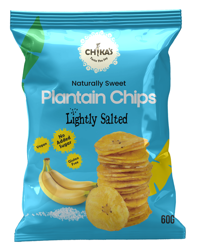 Lightly Salted Plantain Chips 30 x 60g