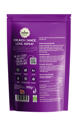 
                  
                    Load image into Gallery viewer, CHIKA&amp;#39;S Smoked Almonds - Crunchy almonds with a rich, smoky flavour.
                  
                