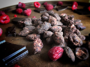 
                  
                    Load image into Gallery viewer, Cacao and Raspberry Almonds
                  
                